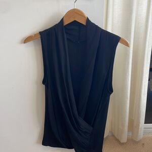 Theory black blouse